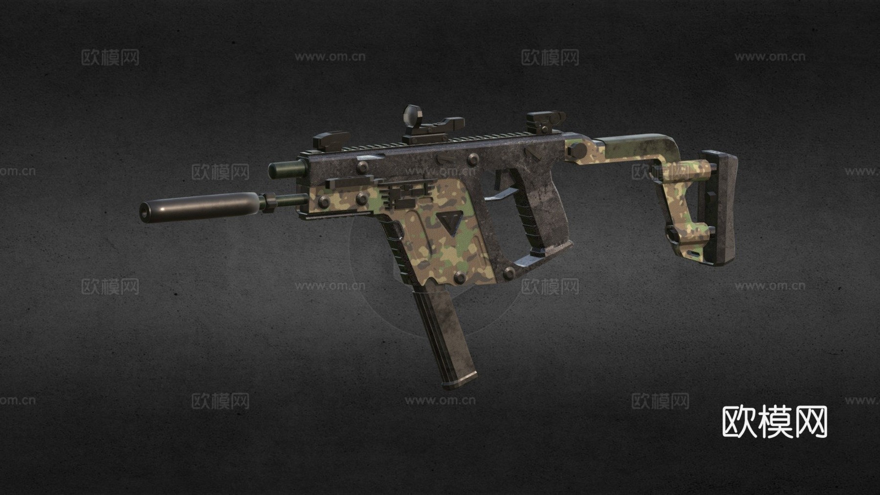 低多边形矢量3d模型下载（渲染图1）