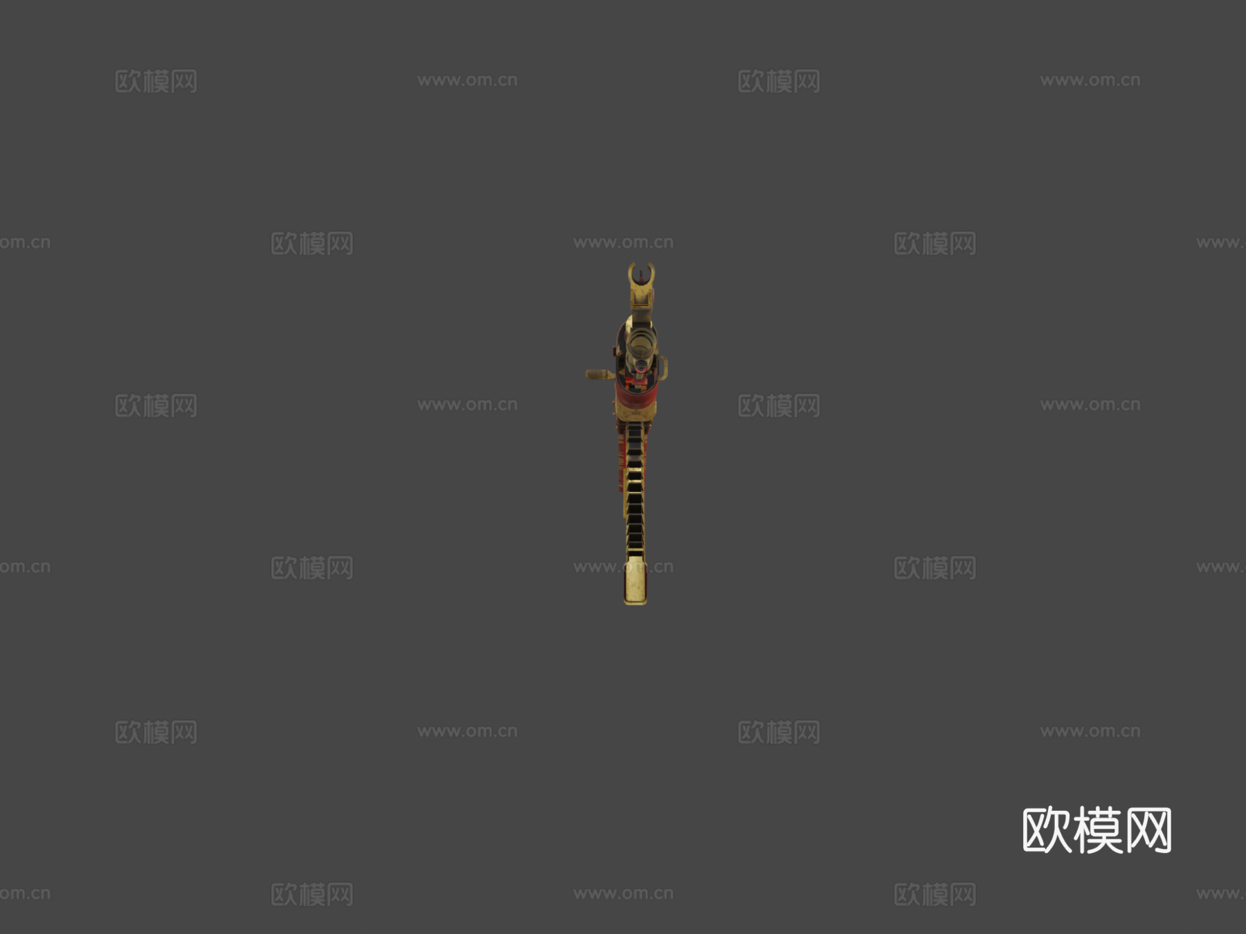 AK47鬼龙3d模型下载（渲染图5）