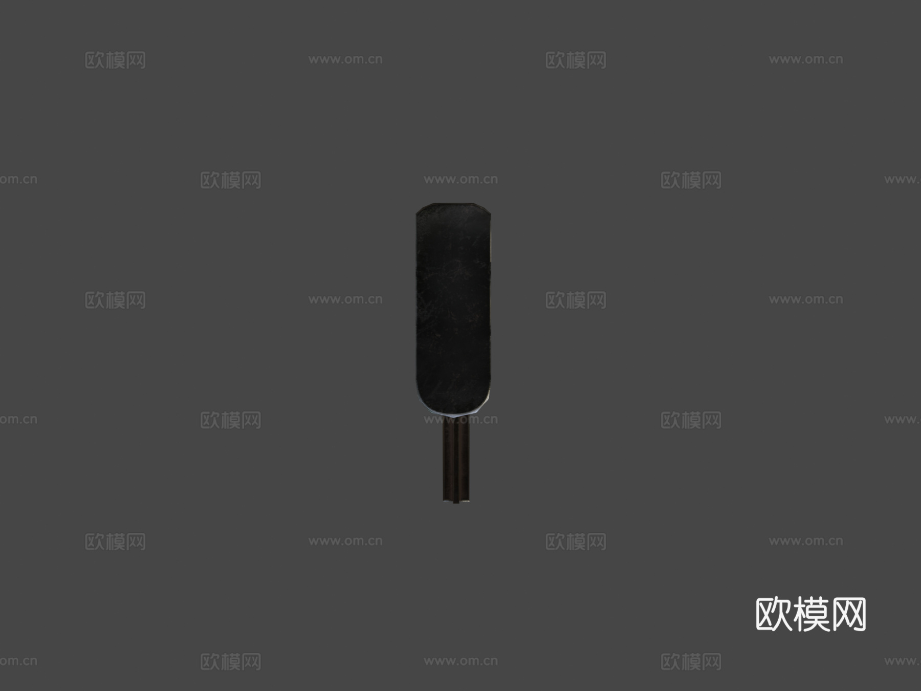 低多边形野牛步枪3d模型下载（渲染图5）