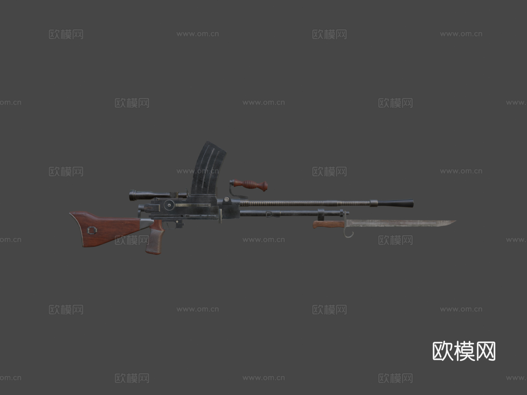 九九式3d模型下载（渲染图7）