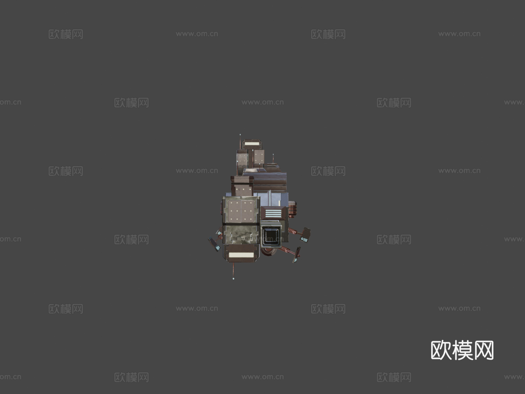 银河飞船3d模型下载（渲染图5）