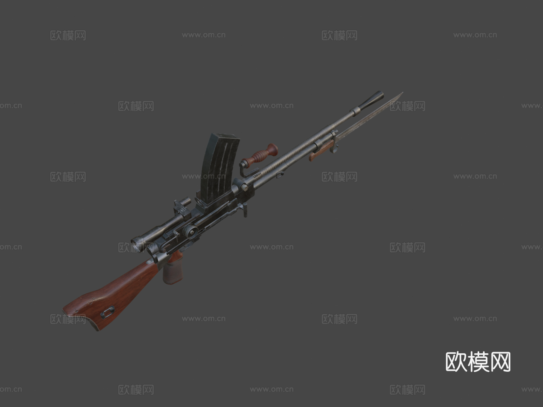 九九式3d模型下载（渲染图6）