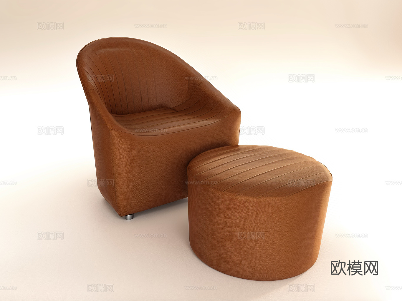 沙发休闲椅茶几su模型
