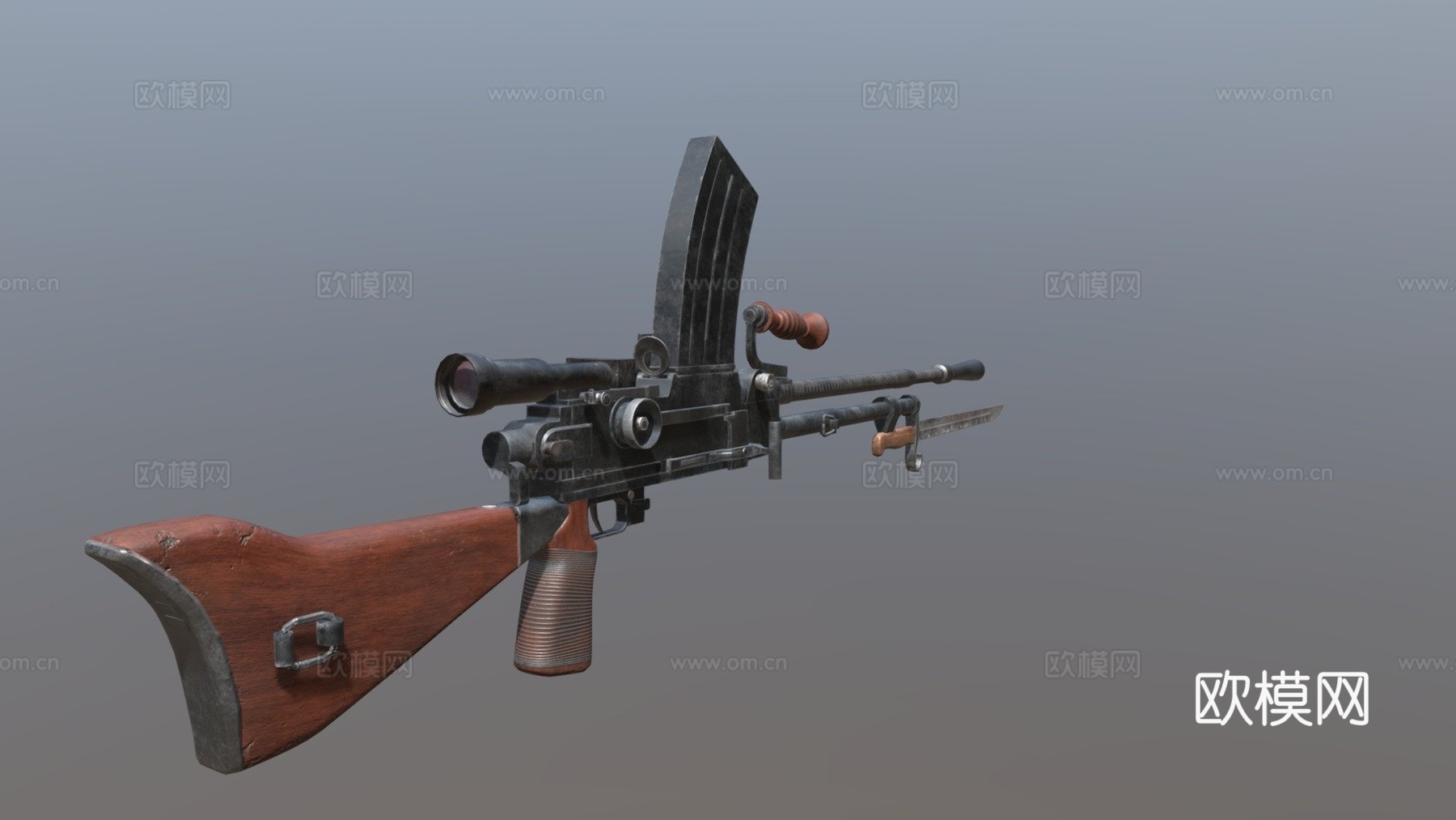 九九式3d模型下载（渲染图1）