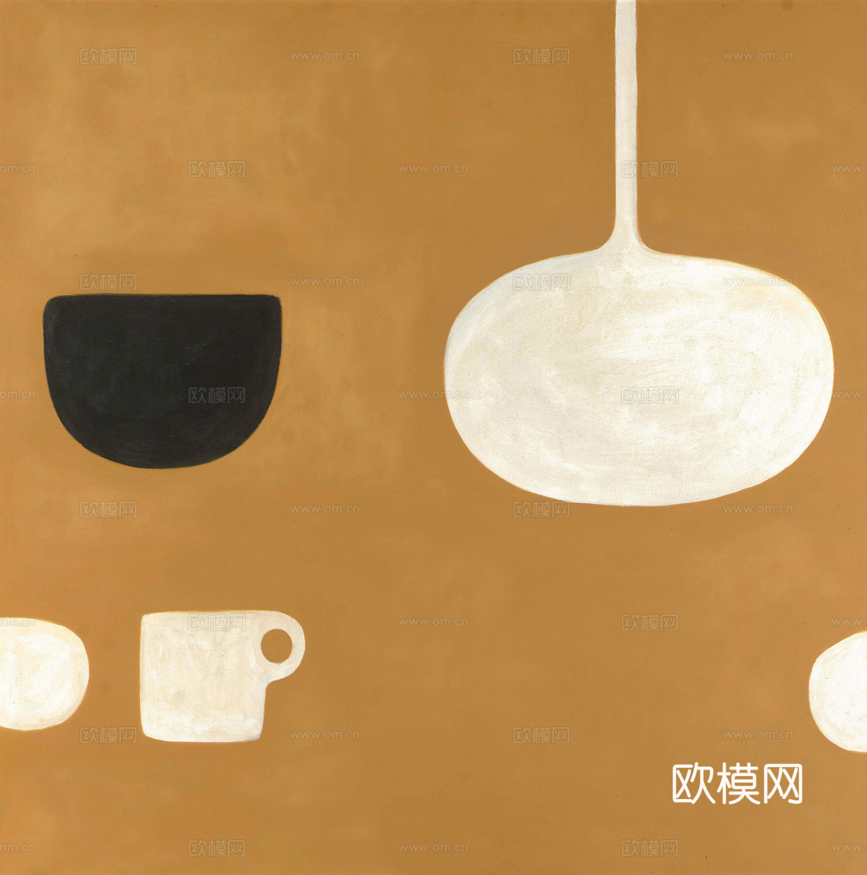 威廉斯科特抽象油画，现代抽象画，装饰画，艺术画