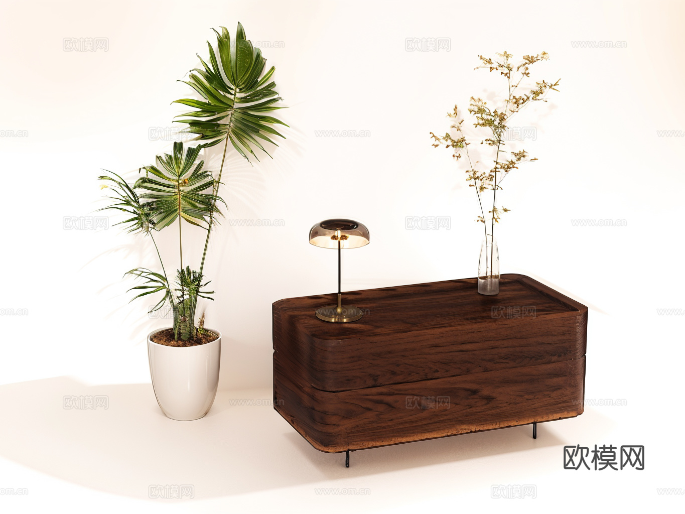 沙发茶几su模型
