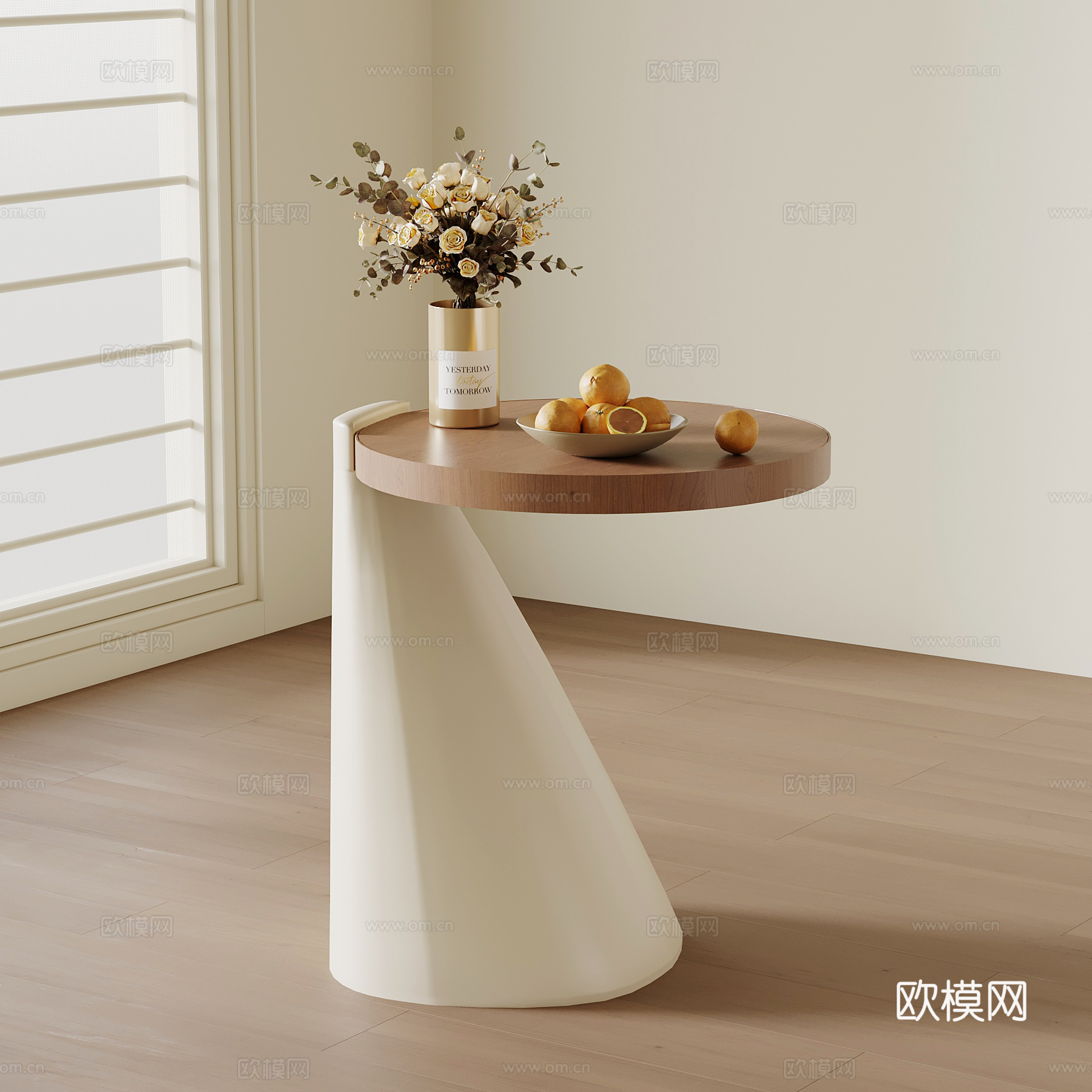 中古风边几 角几圆几su模型