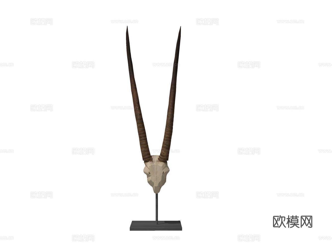 雕塑摆件su模型