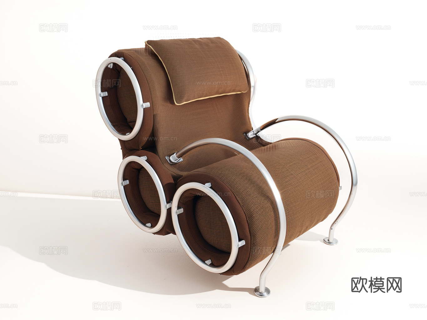 沙发休闲椅茶几su模型