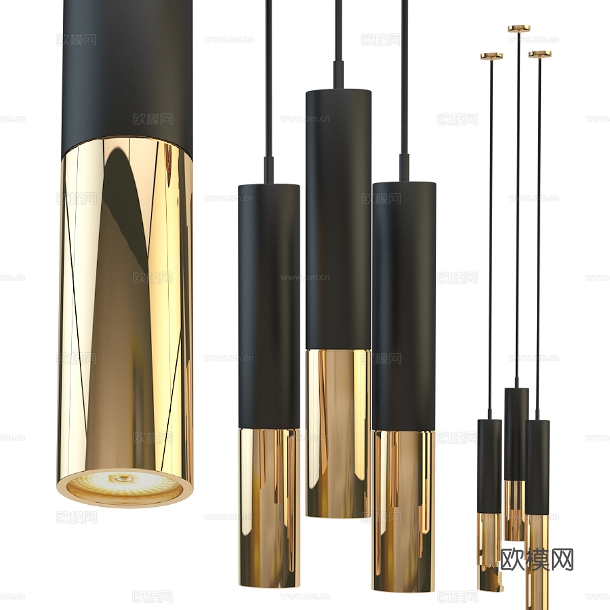 Delightfull IKE 吊坠灯3d模型下载