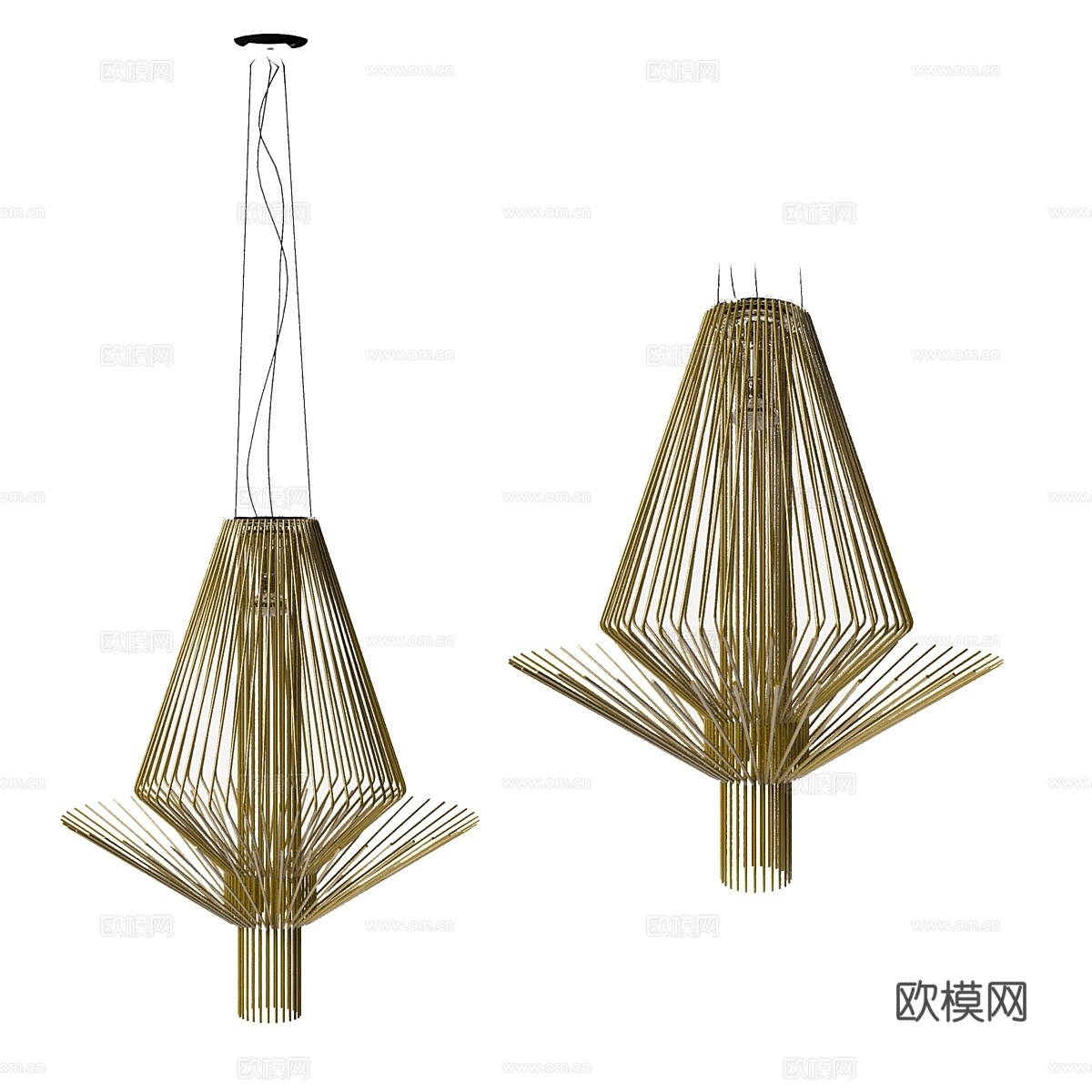 Foscarini Allegretto Assai 吊灯3d模型下载