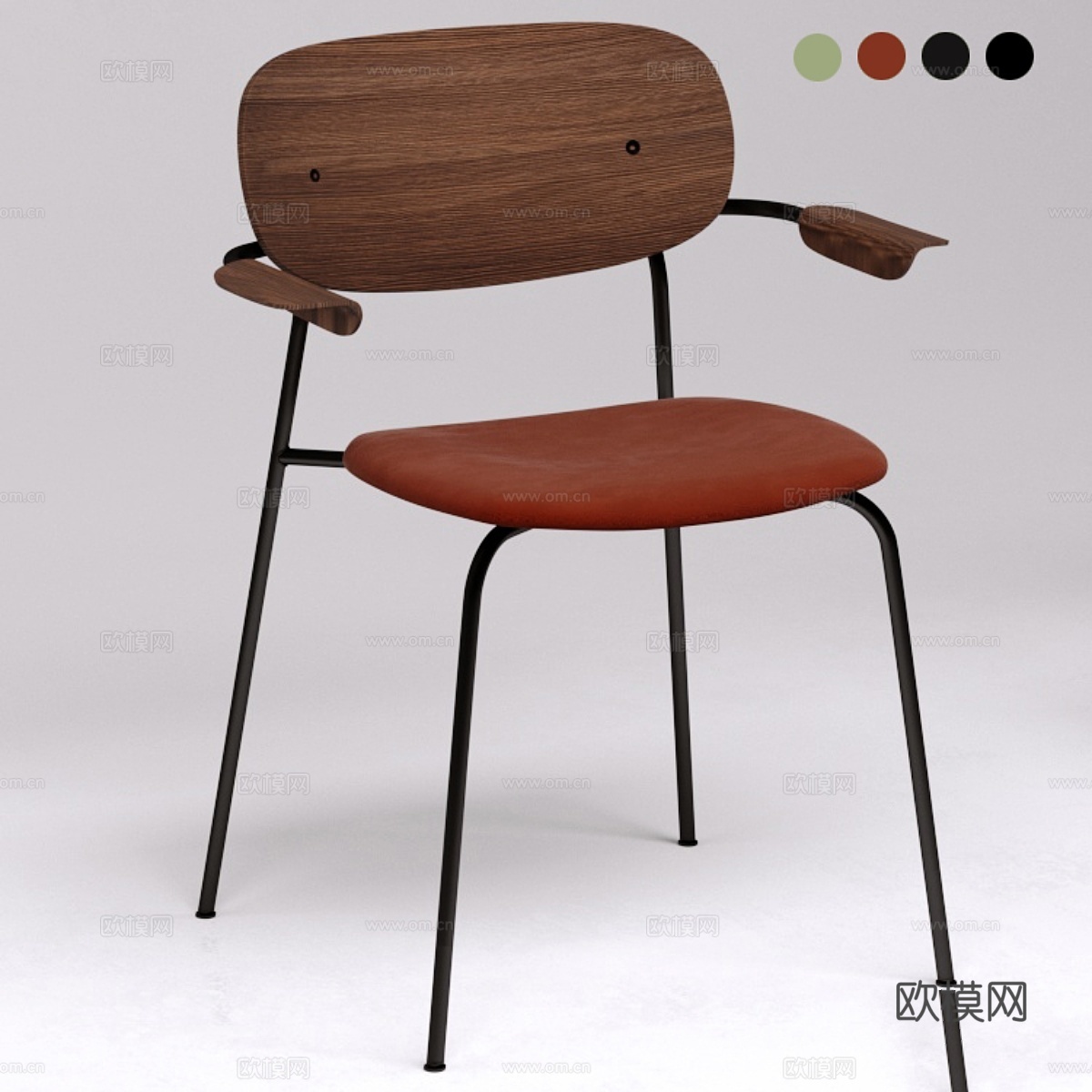 Norm Architects Co Chair3d模型下载