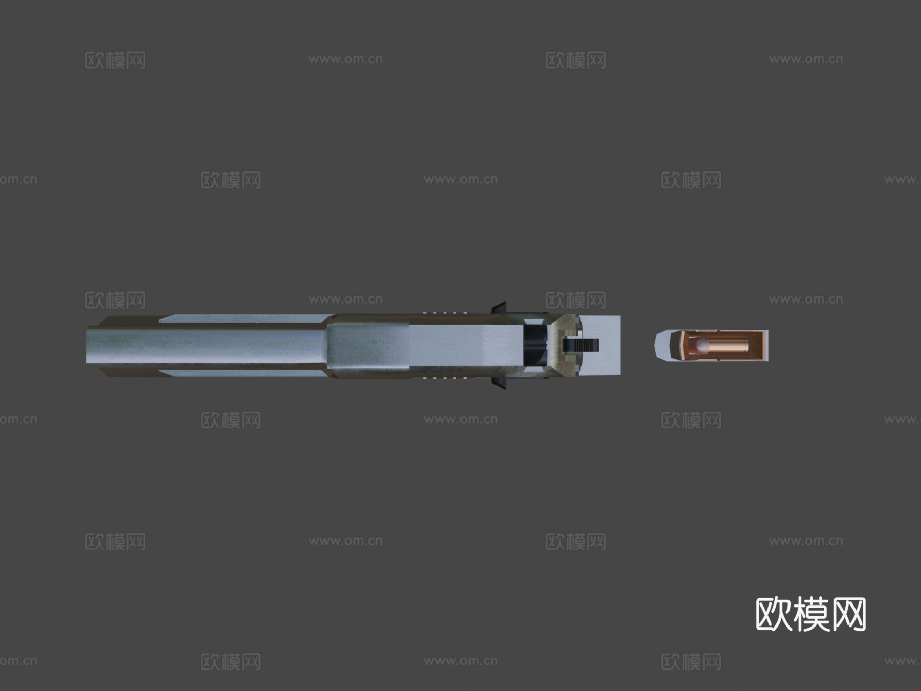 沙漠之鹰v2.03d模型下载（渲染图6）