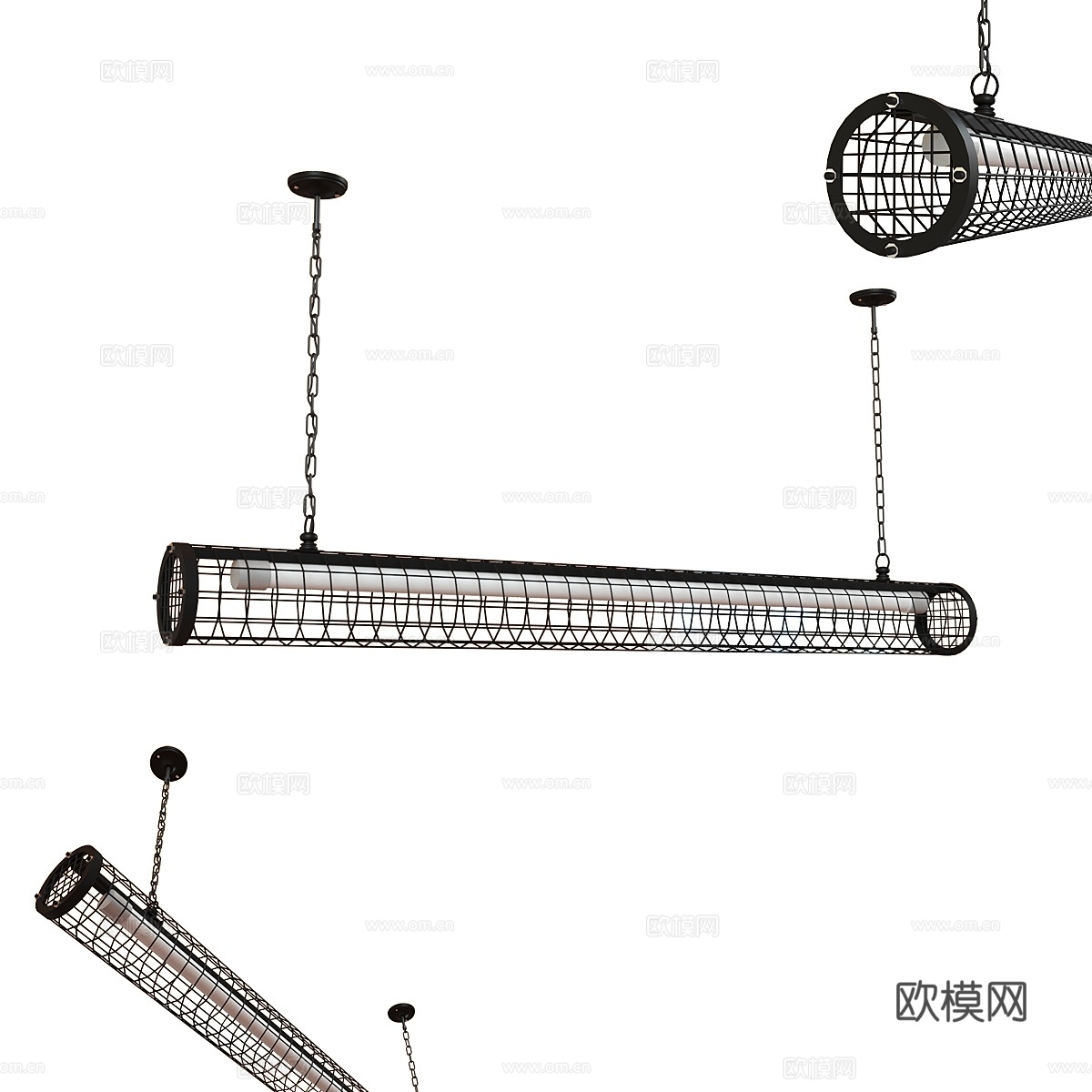 办公LOFT1702BK3d模型下载
