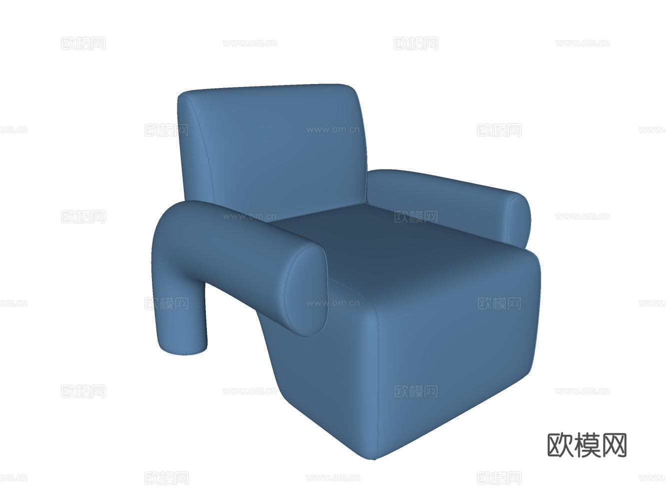 沙发茶几su模型