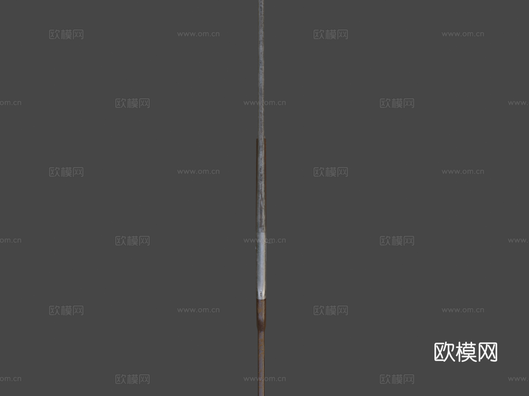 生锈意大利猎枪3d模型下载（渲染图8）