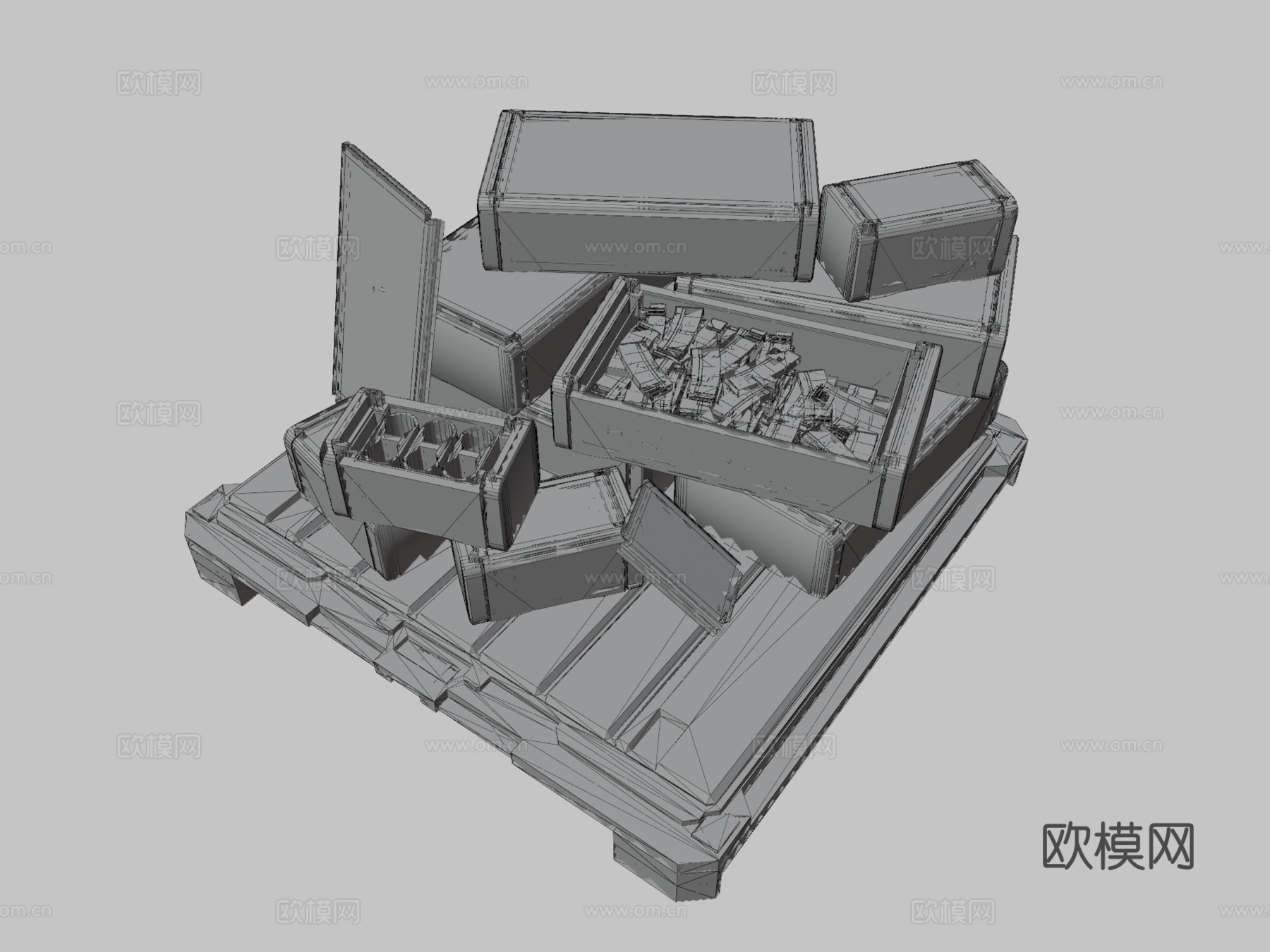 星际公民弹药箱3d模型3d模型下载（渲染图3）