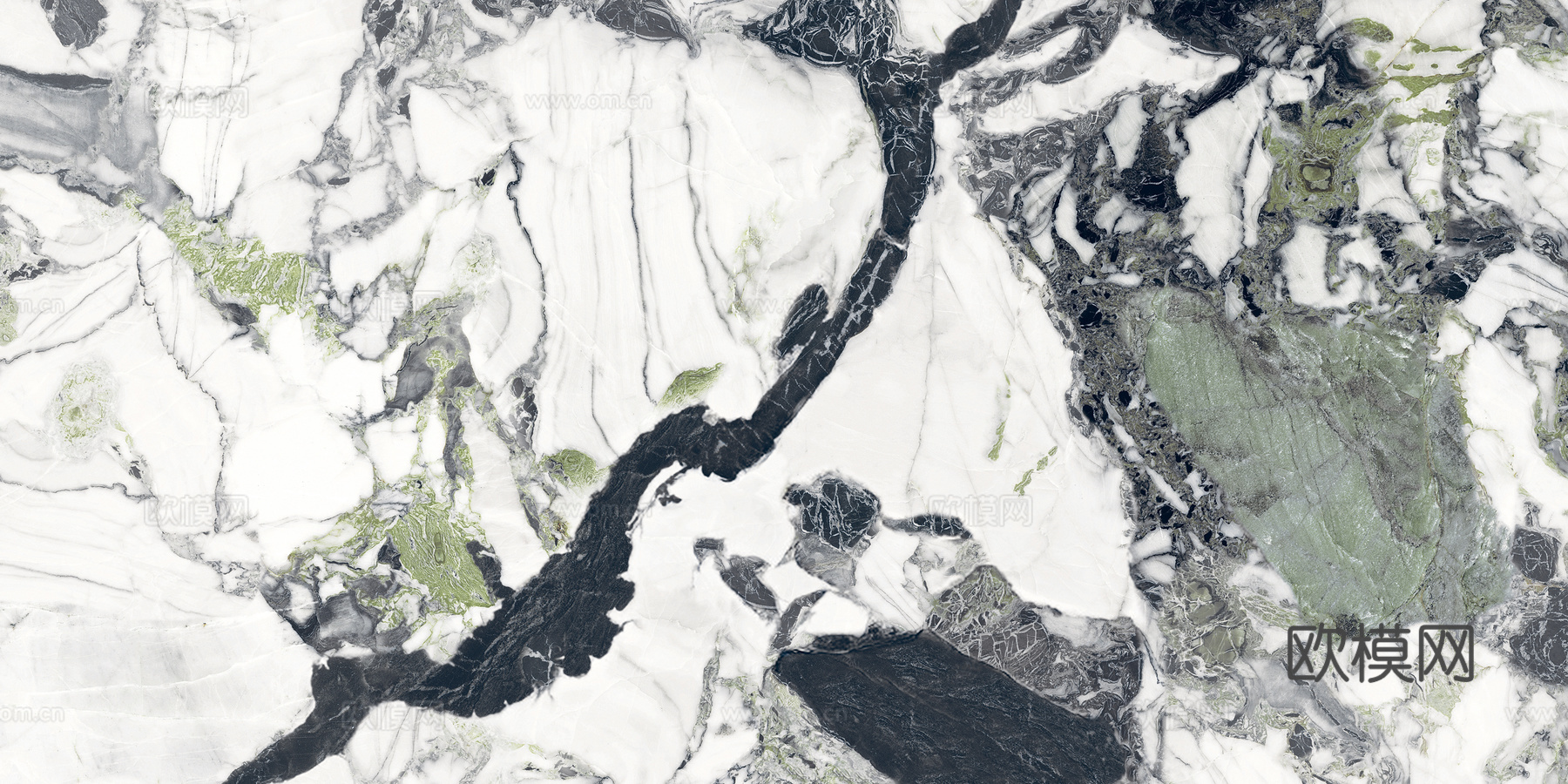 宝石绿奢石大理石