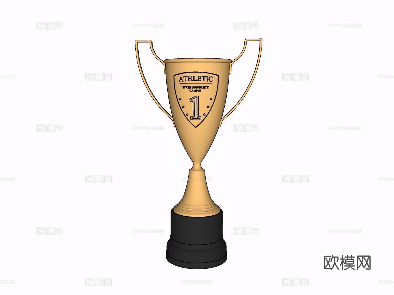 奖杯su模型