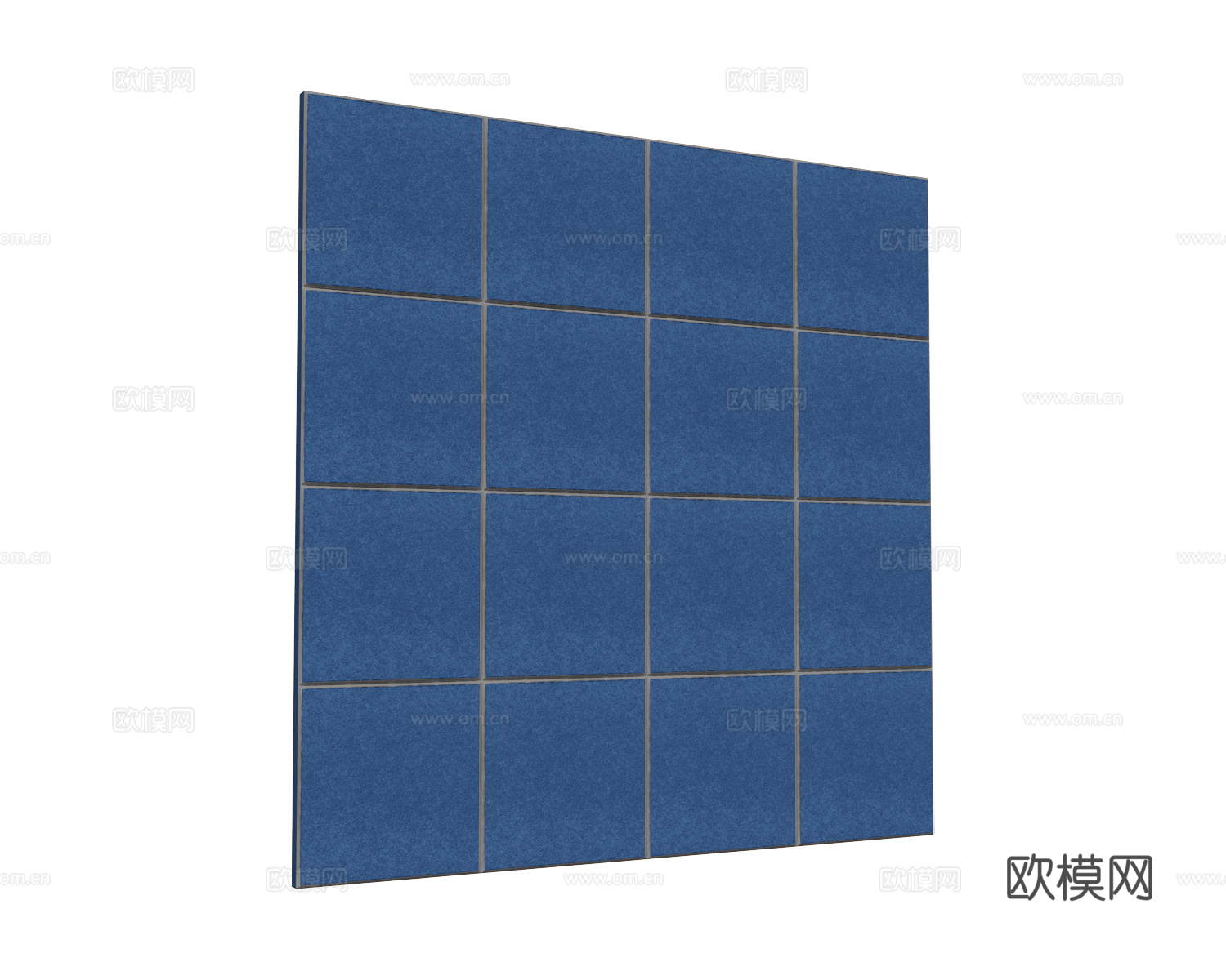 Fovere 静音墙砖 吸音板墙砖3d模型下载（渲染图1）