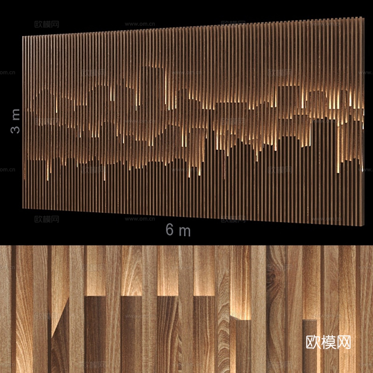 装饰墙 118.3d模型下载