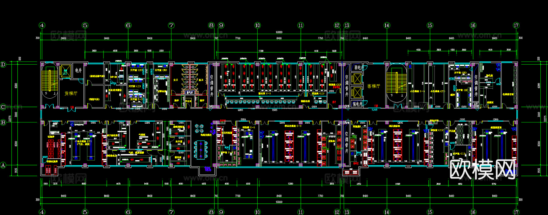 20套实验室CAD图纸2026最新整理cad施工图