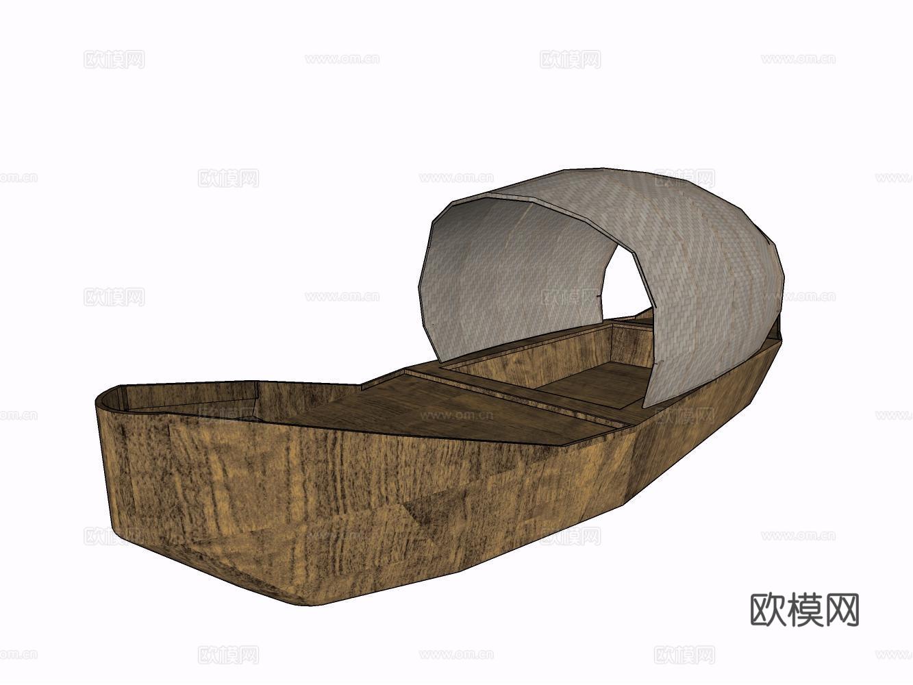 木船su模型