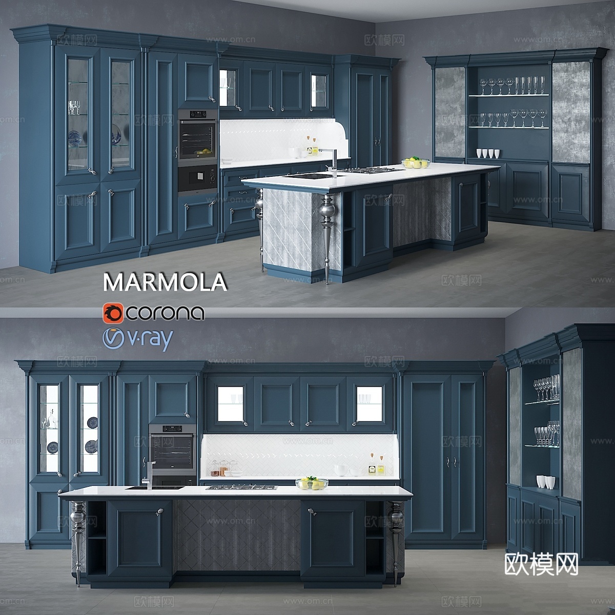 MARMOLA厨房系列（BRUMMEL CUCINE）3d模型下载