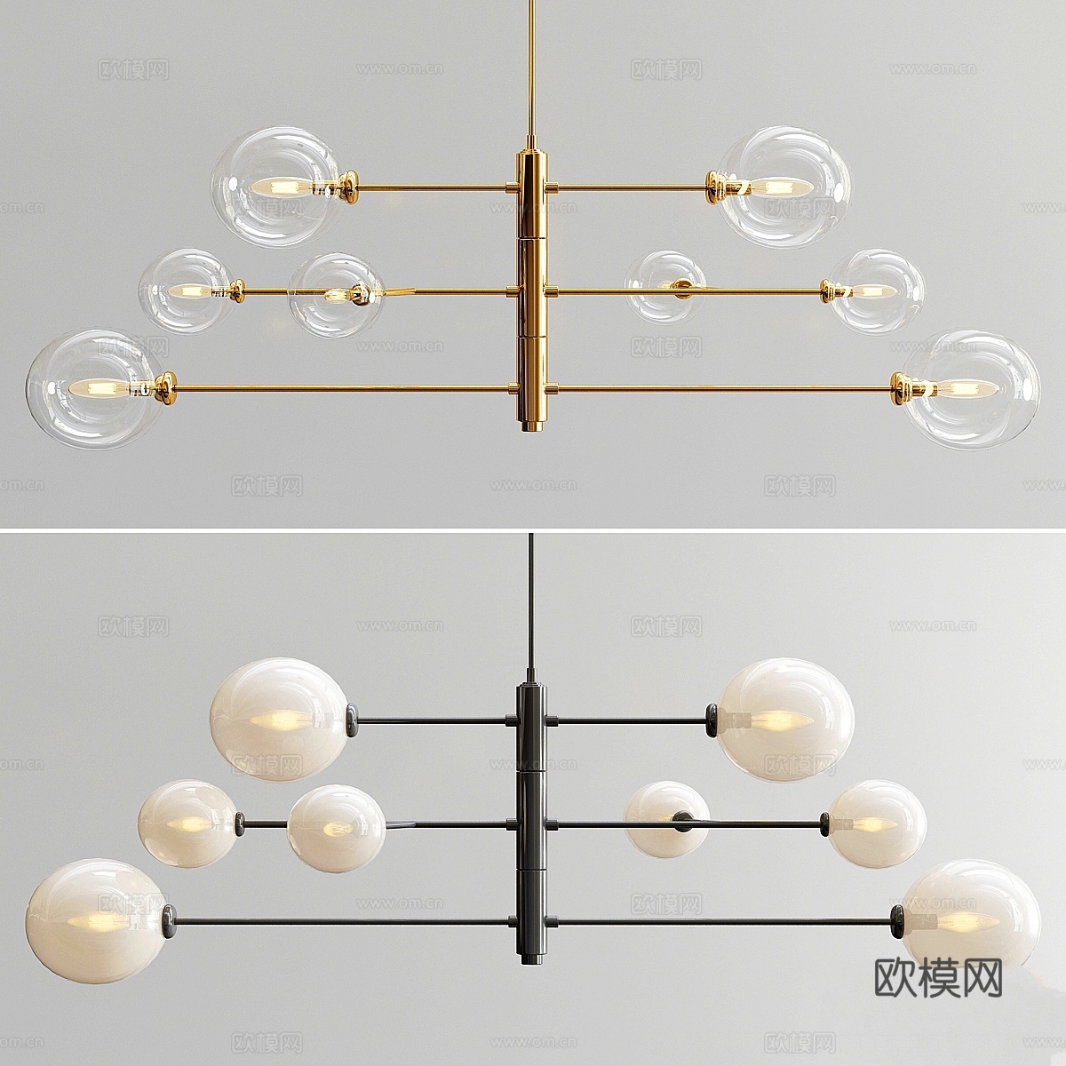 Aromas del Campo Atom 吊灯3d模型下载