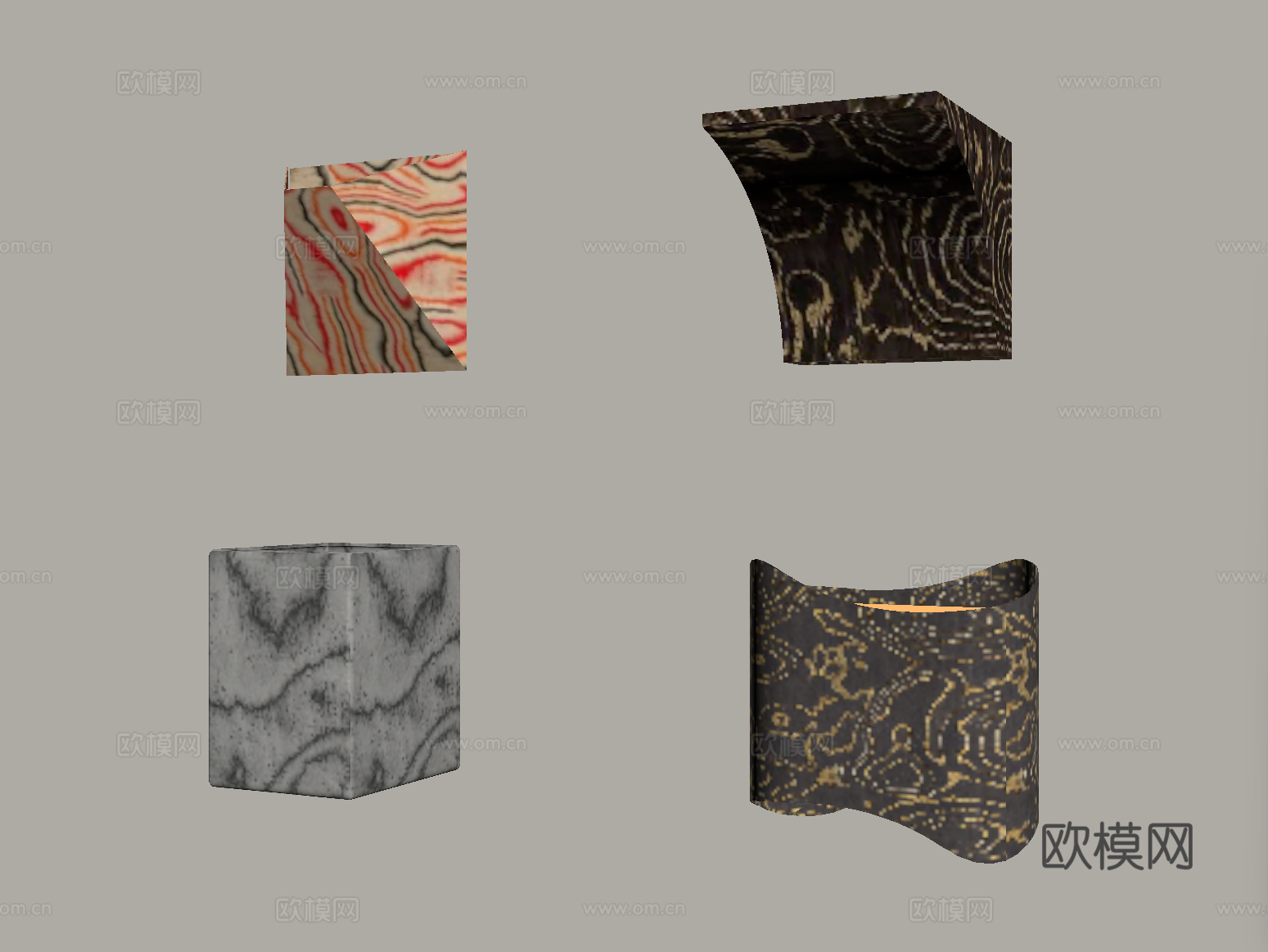 复古壁灯 走廊壁灯 床头壁灯 氛围灯su模型