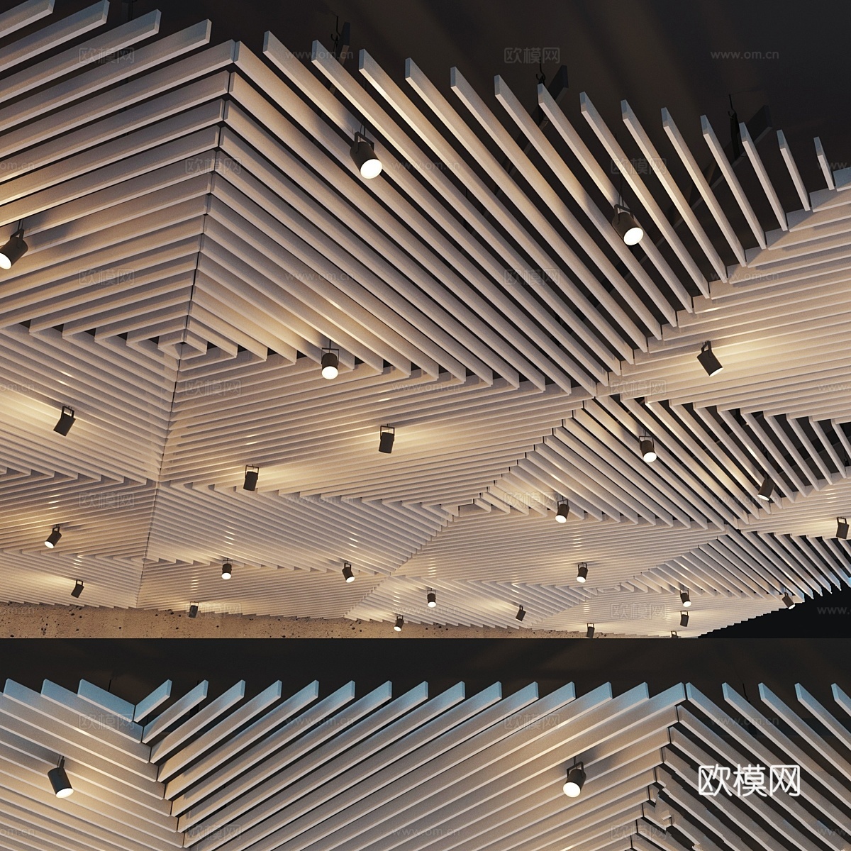 假天花板支架 213d模型下载