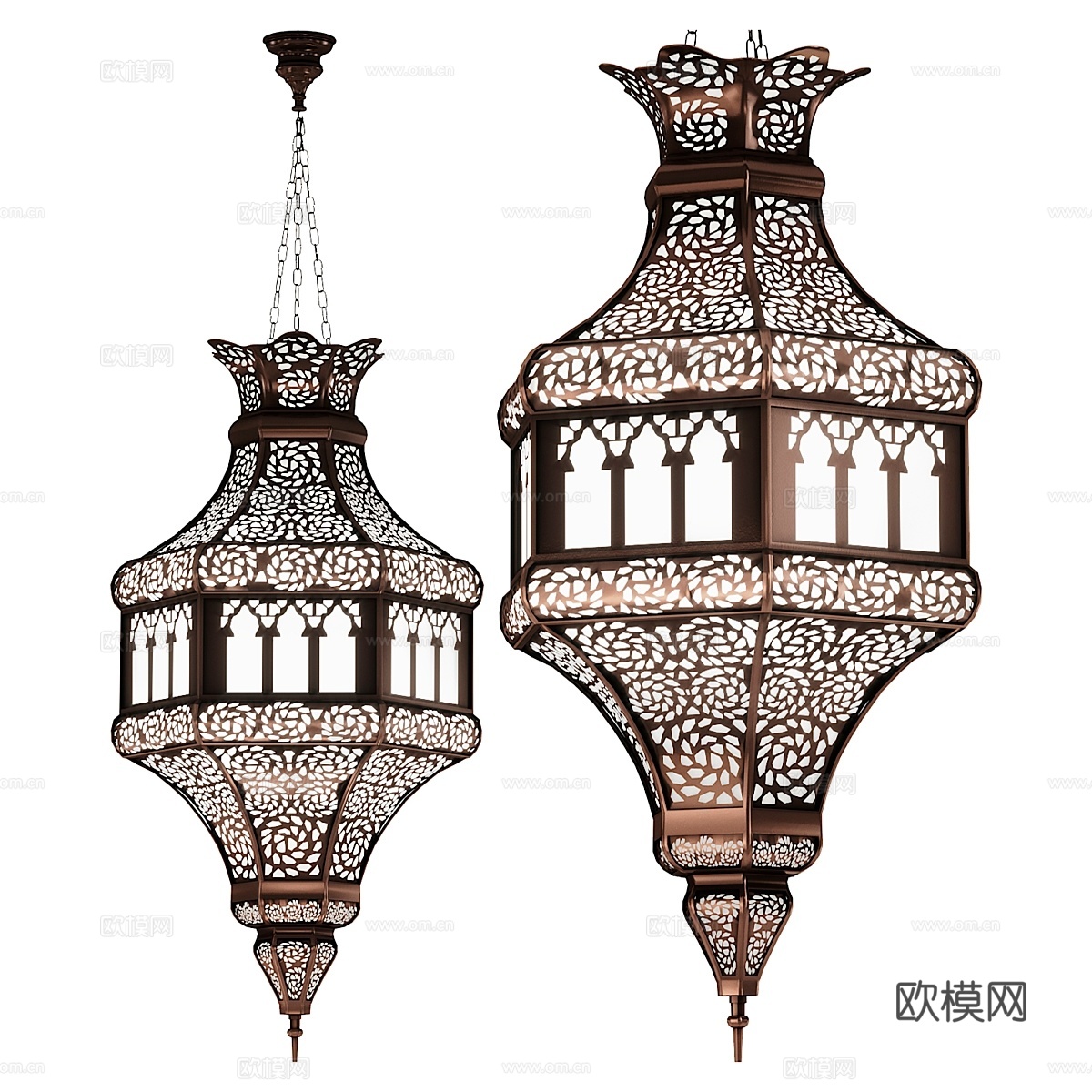 摩洛哥吊灯艺术品143d模型下载