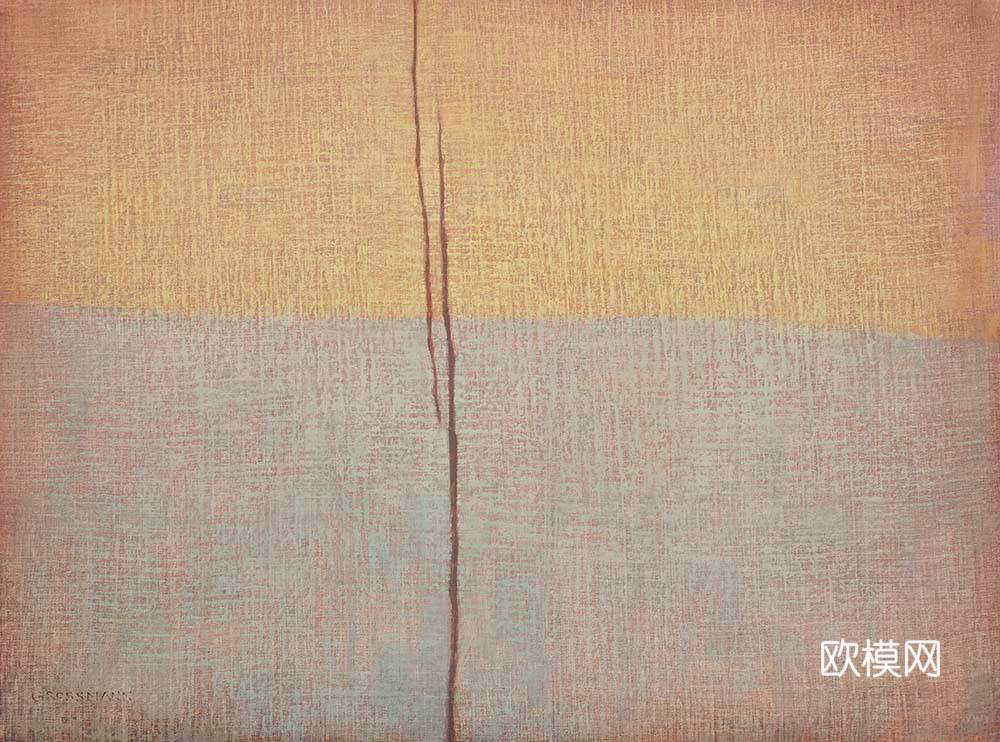 极简风景油画，抽象风景画，抽象画，装饰画，艺术画下载