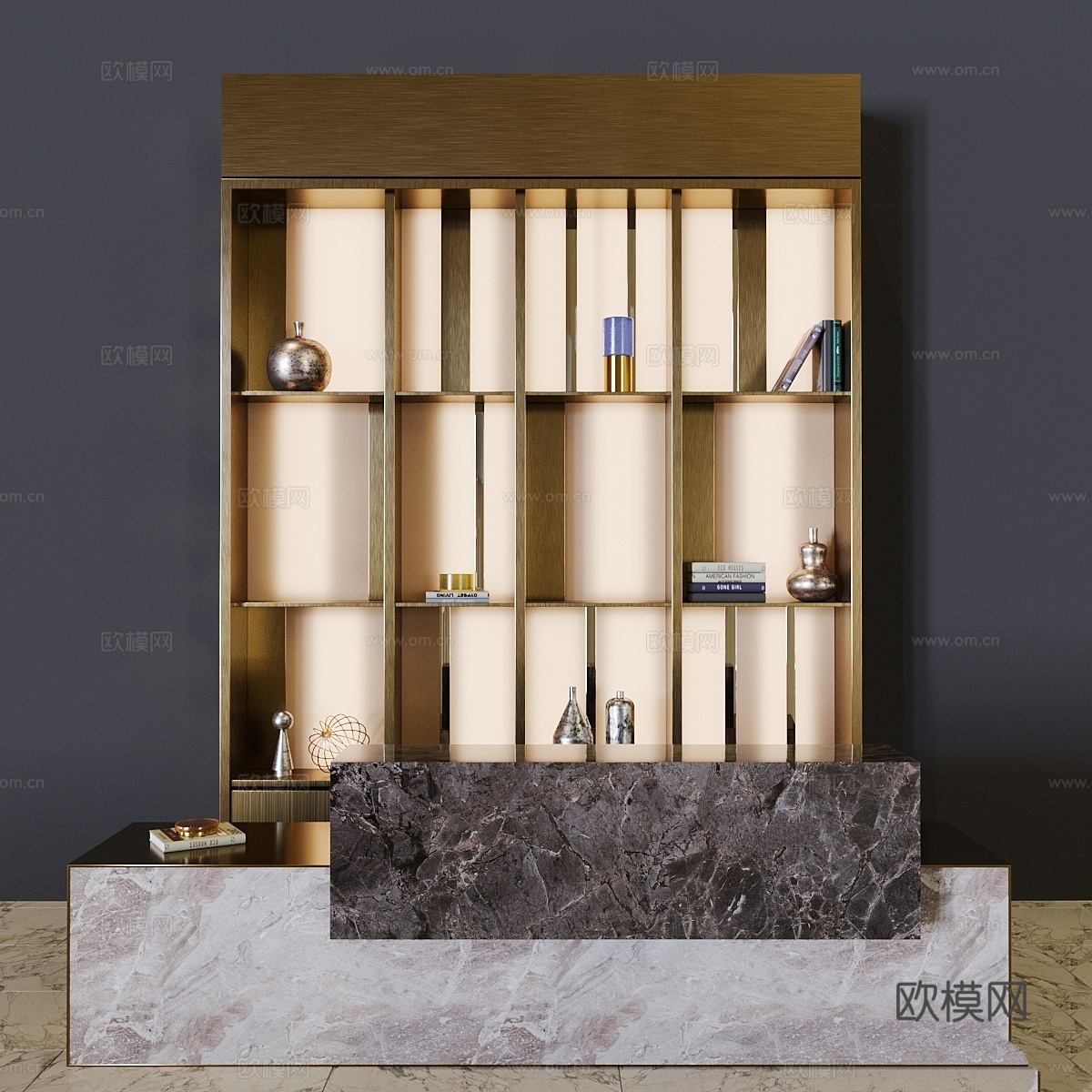 接待区43d模型下载