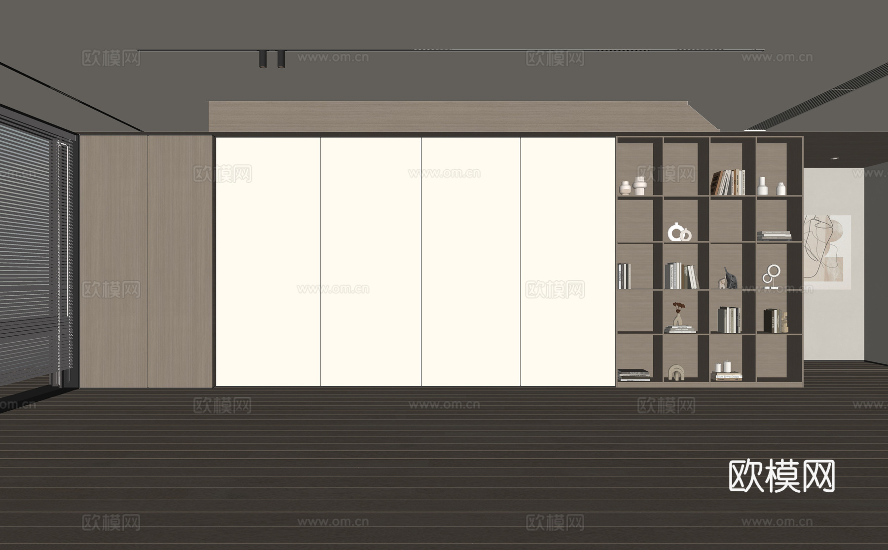 现代客厅 奶油客厅 沙发背景墙 客厅背景 奶油风背景墙su模型