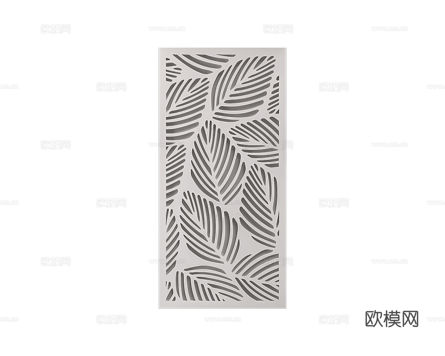 Wall Deco 镂空护墙板3d模型下载