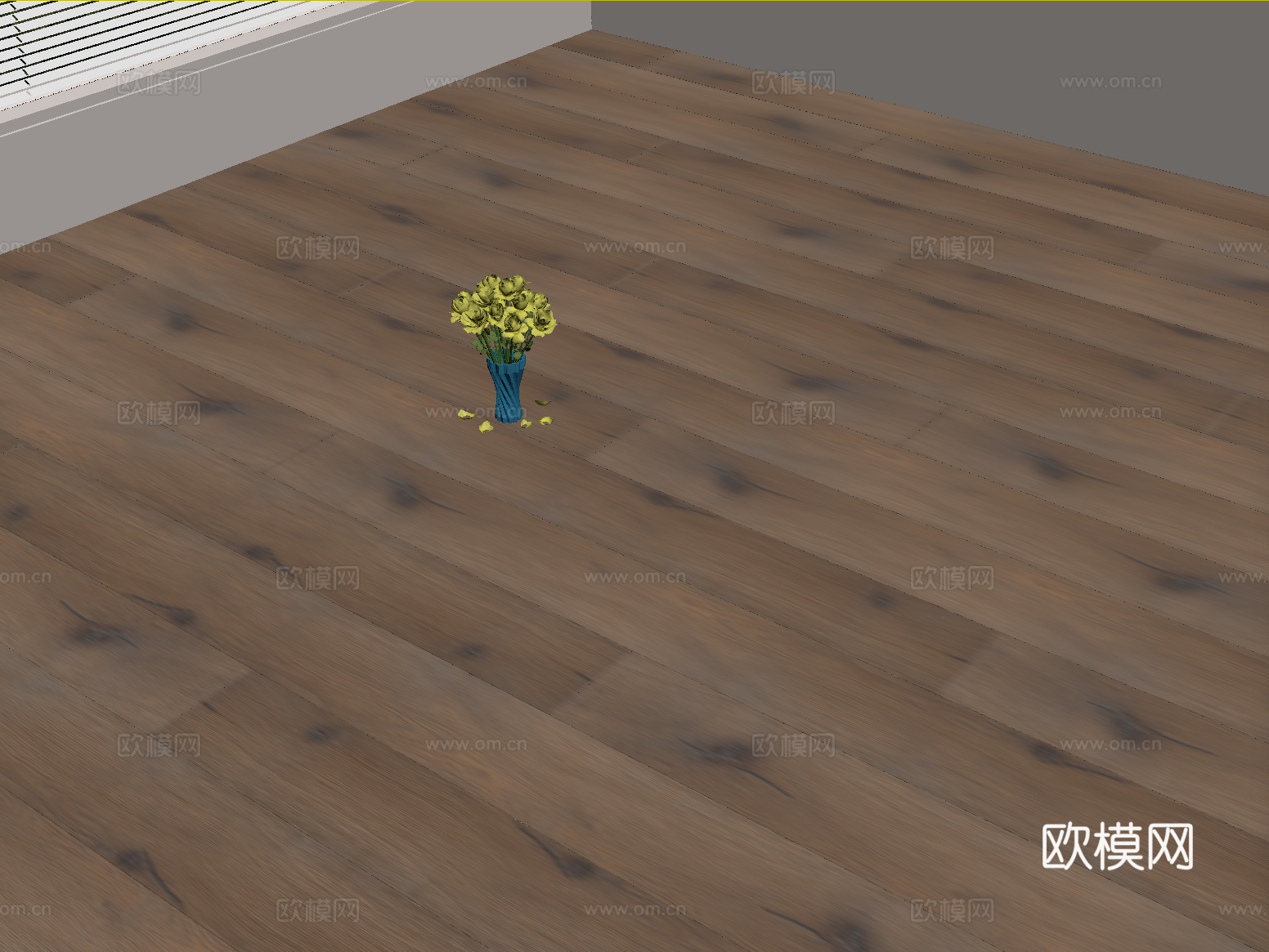 现代地板 实木地板 拼花地板su模型