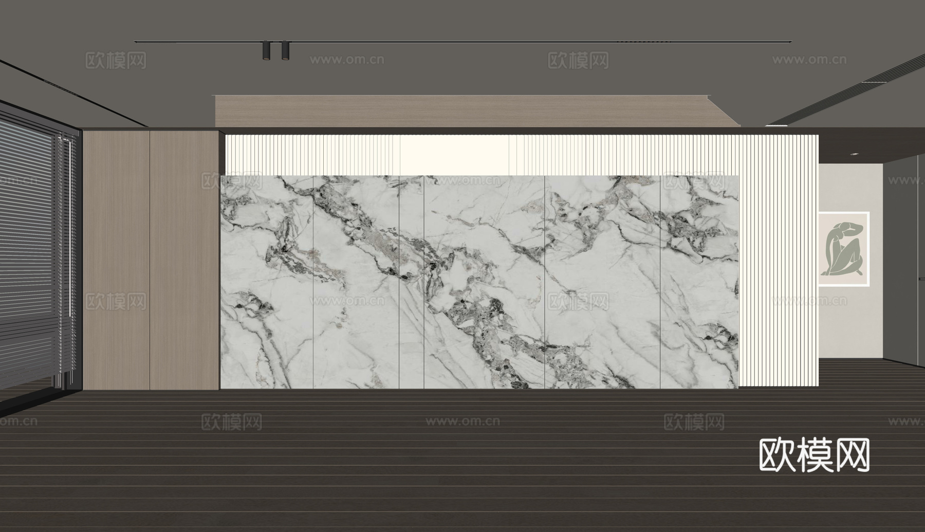 现代客厅 奶油客厅 沙发背景墙 客厅背景 奶油风背景墙su模型