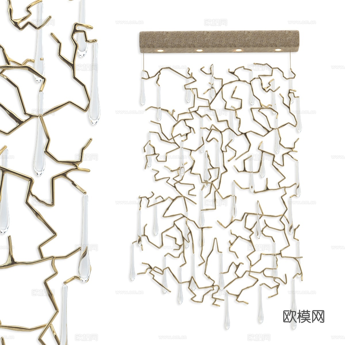 Aqua Wall Panel3d模型下载