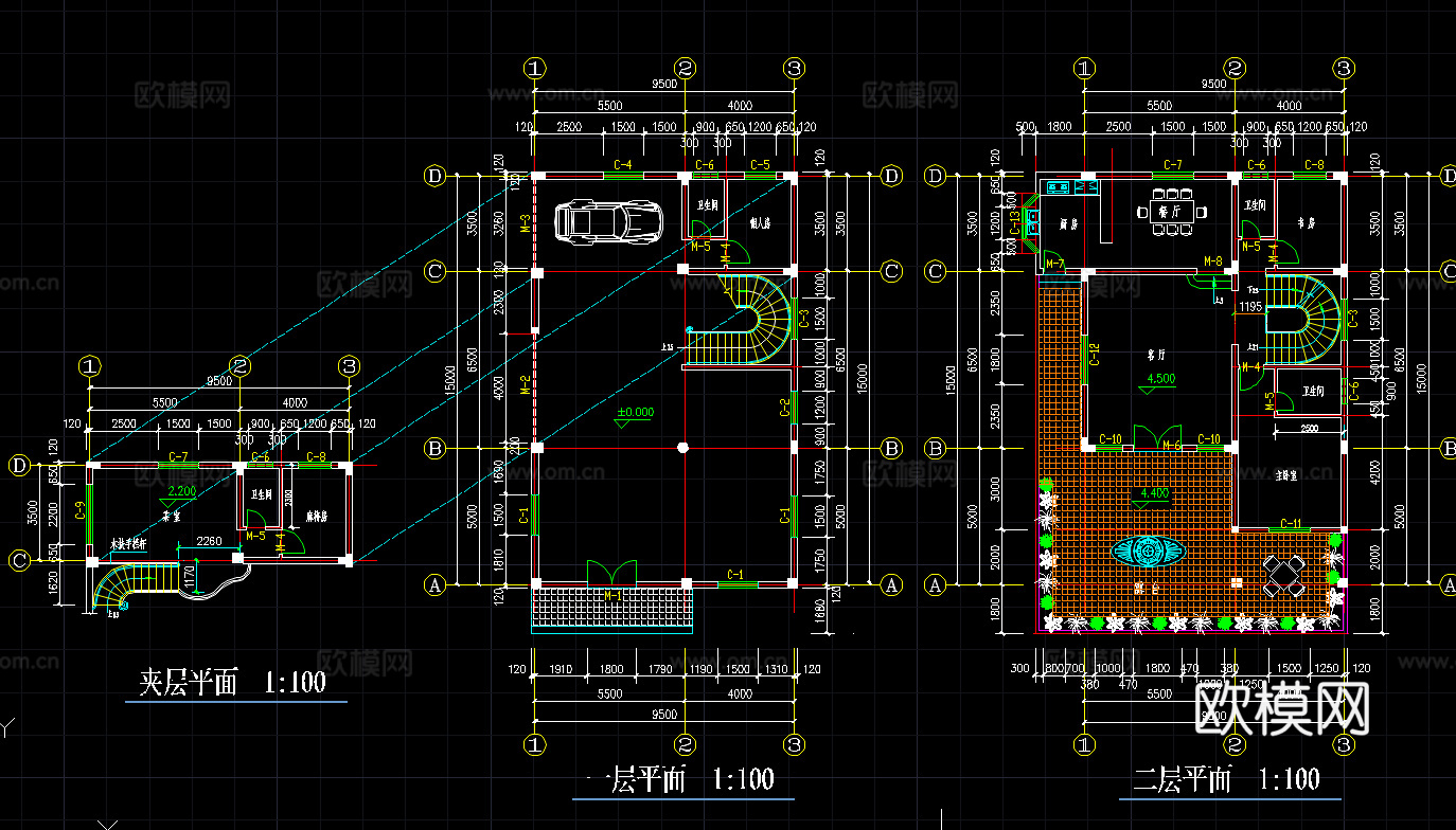 150套自建房别墅CAD图纸2026最新整理合集cad施工图