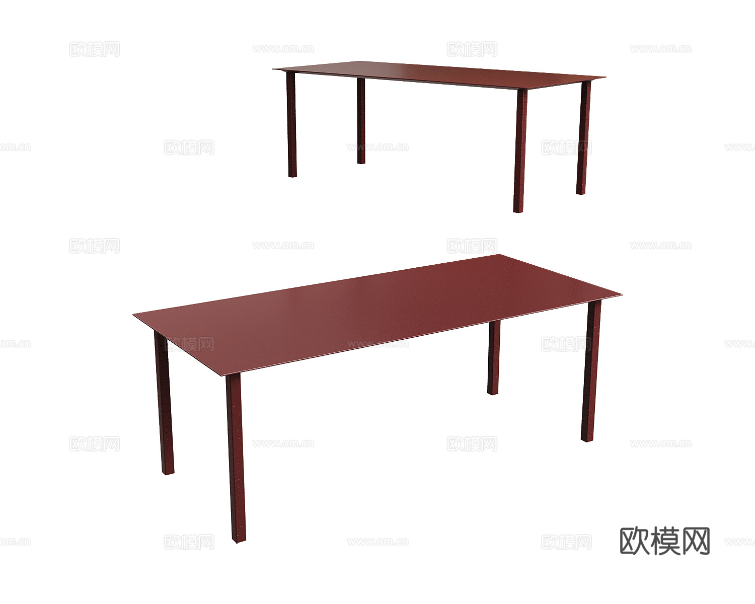 Polflex 餐桌3d模型下载