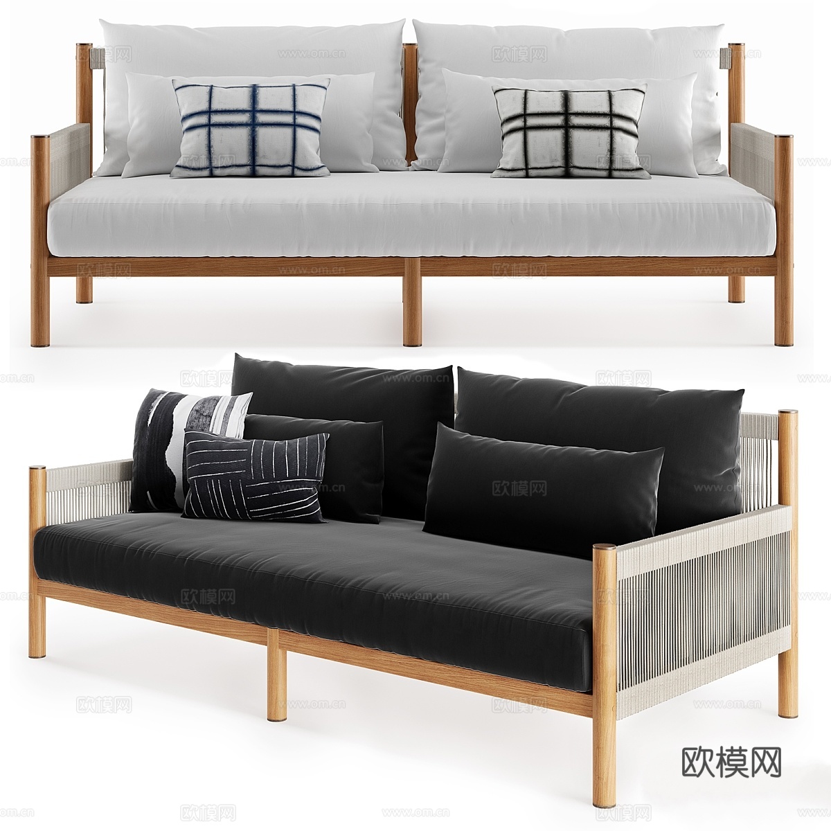 建筑师户外沙发3d模型下载