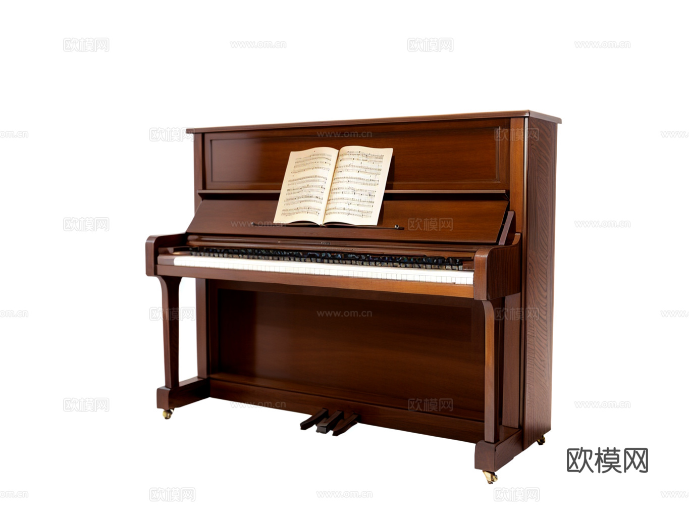 钢琴su模型