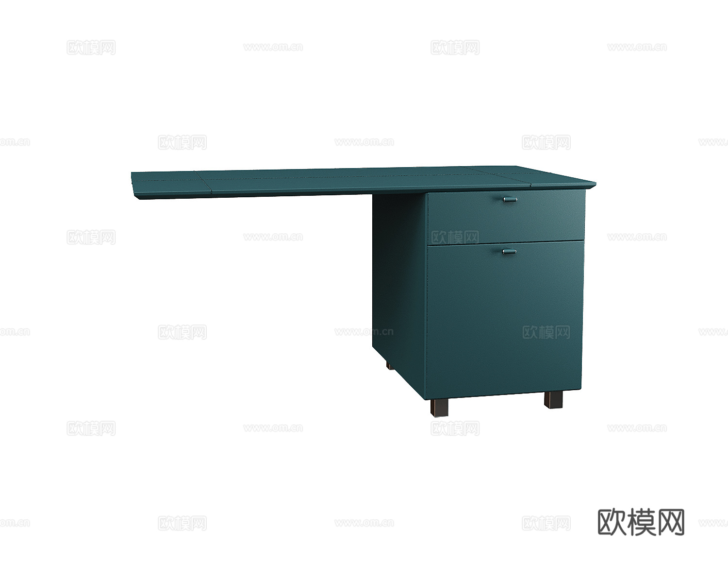 Polflex 办公桌 书桌3d模型下载（渲染图1）