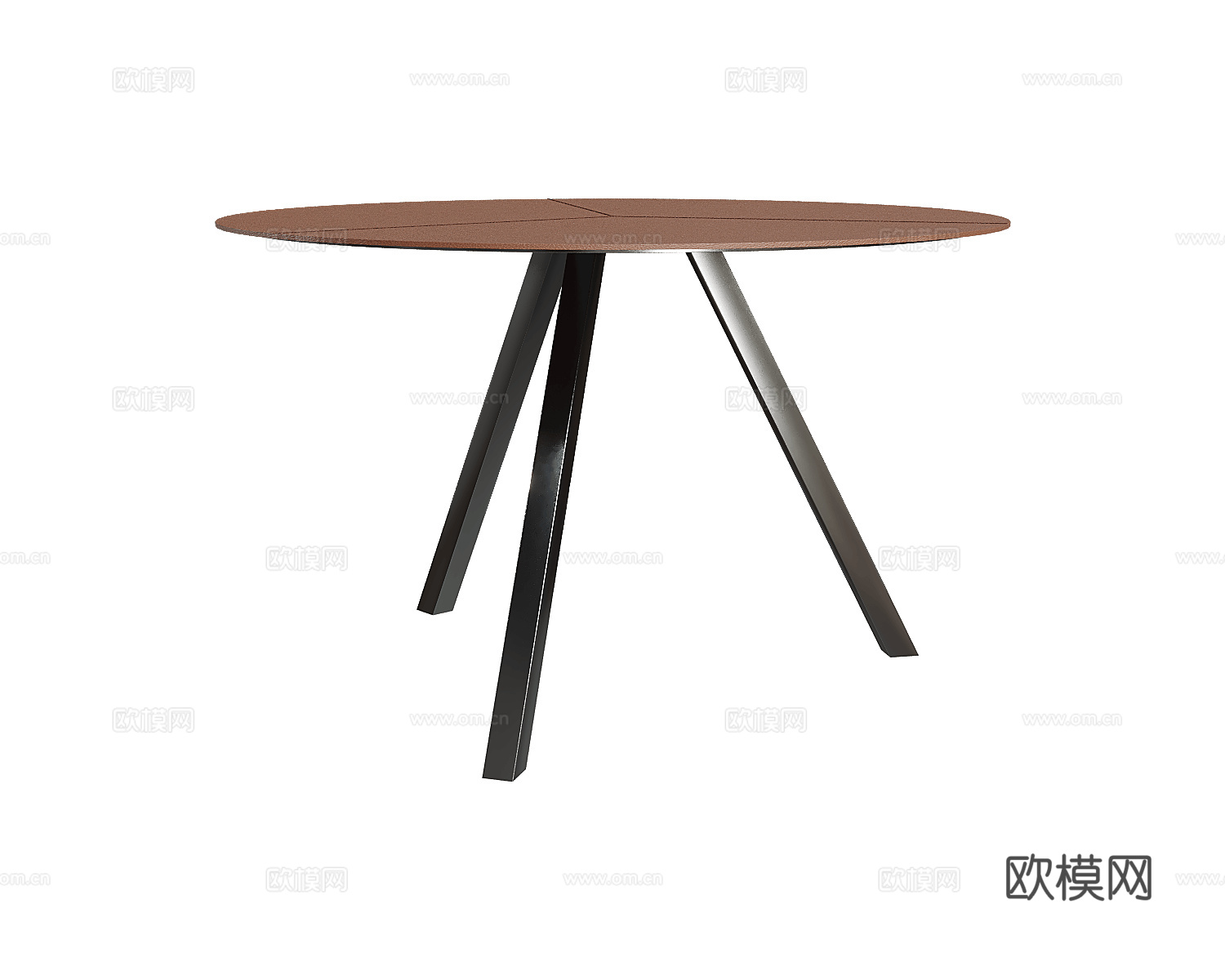 Polflex 圆餐桌3d模型下载（渲染图1）