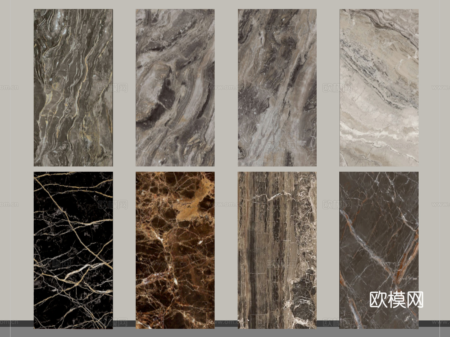 现代大理石背景墙 石材 岩板 大理石 瓷砖 岩板背景墙su模型