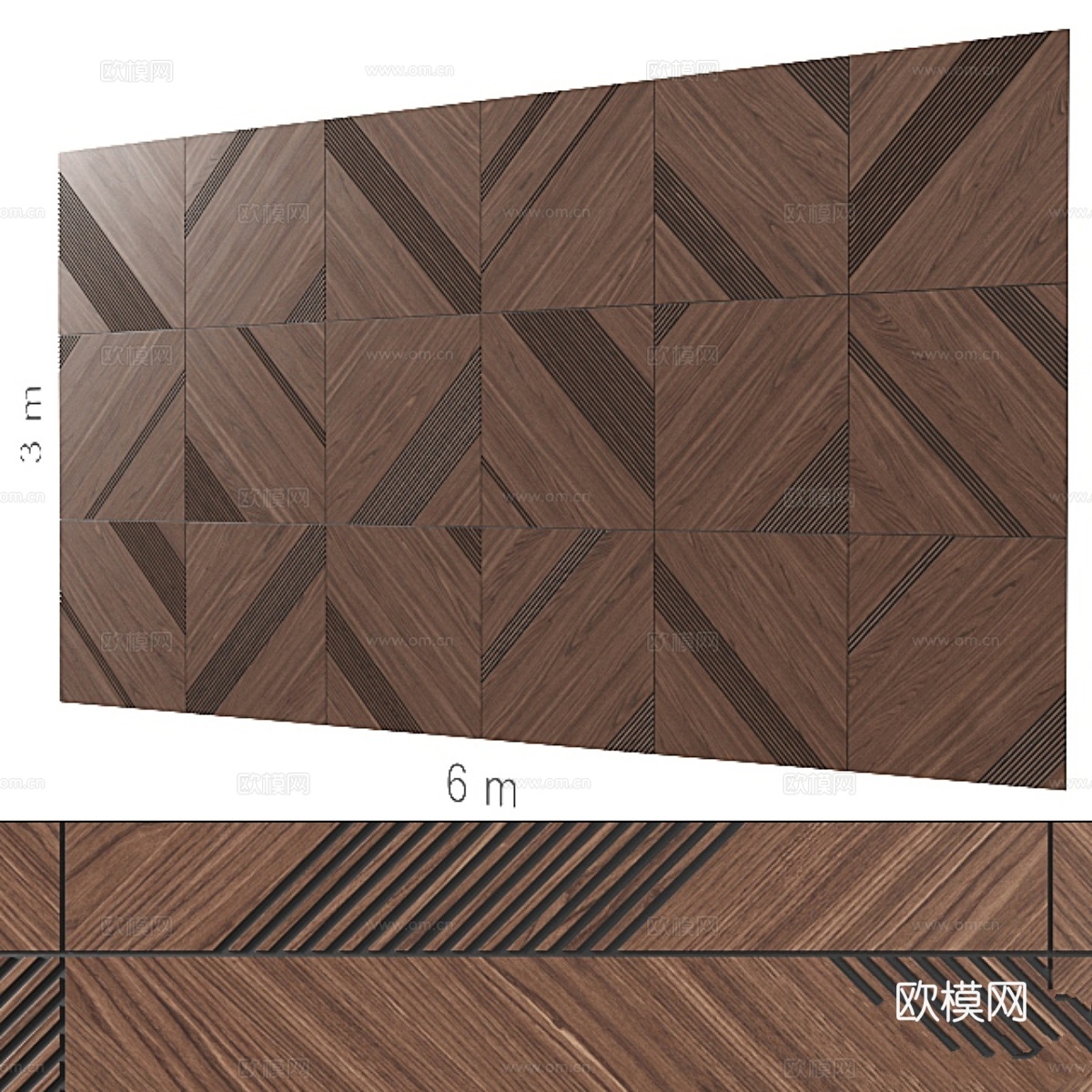 装饰墙 126.3d模型下载