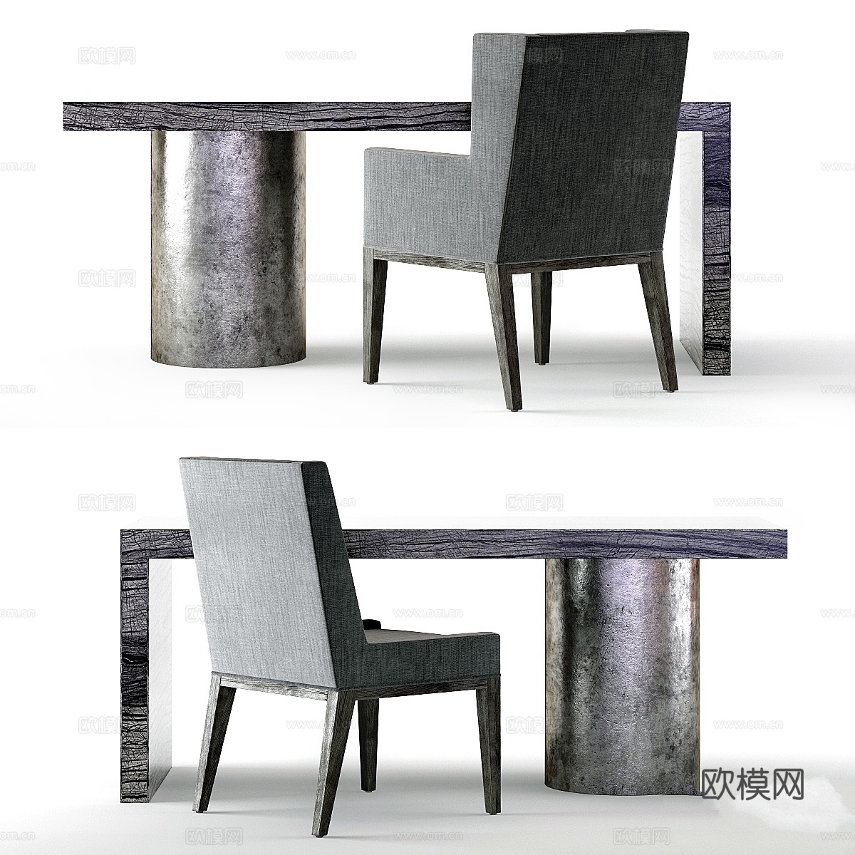 Bernhardt Linea 家庭办公系列3d模型下载