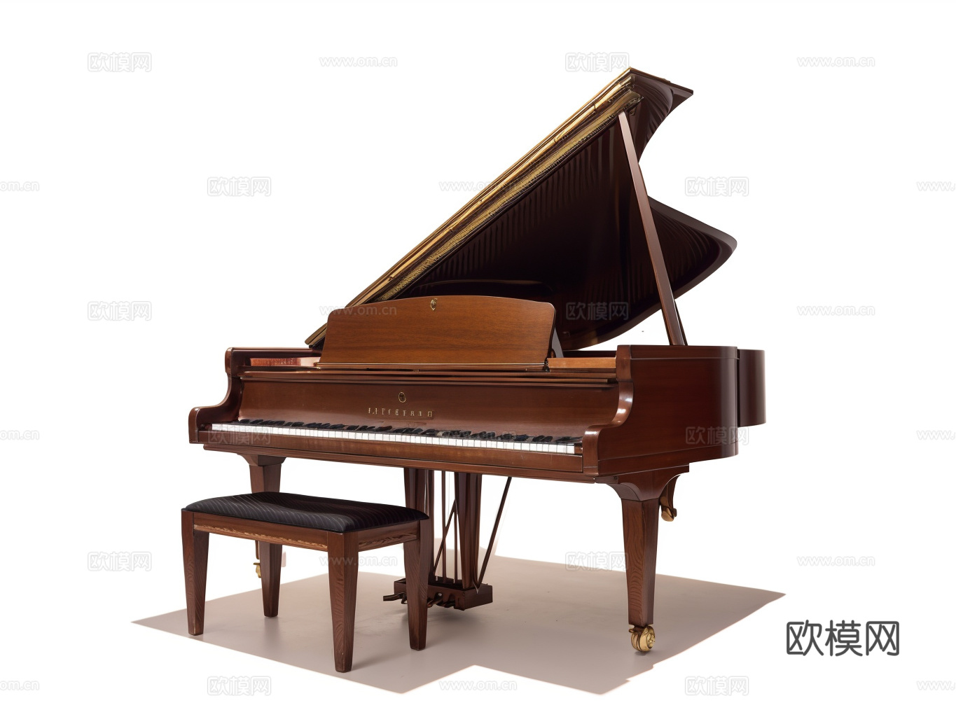 钢琴su模型