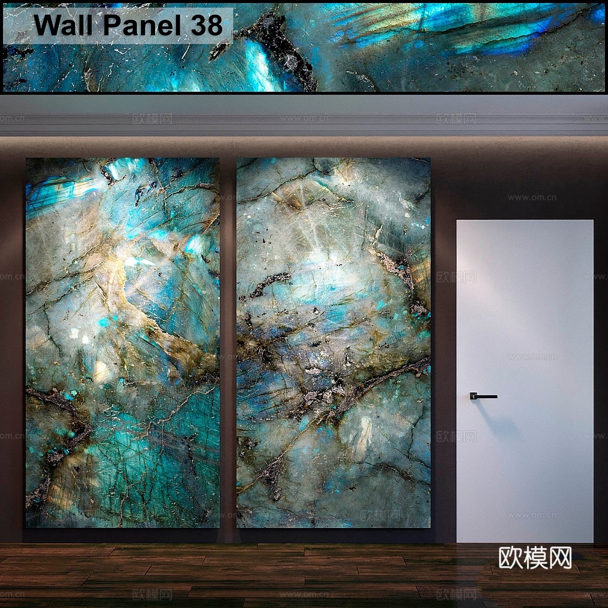 墙板383d模型下载